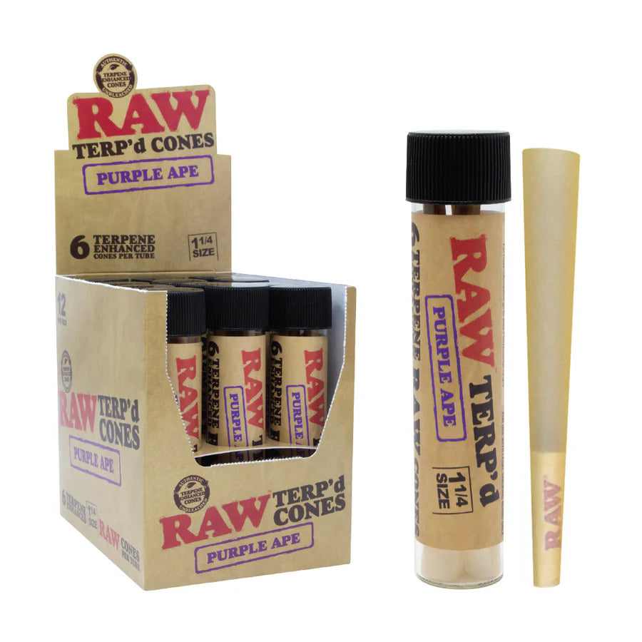 RAW Cones Terpene Dipped King Size 6-pack