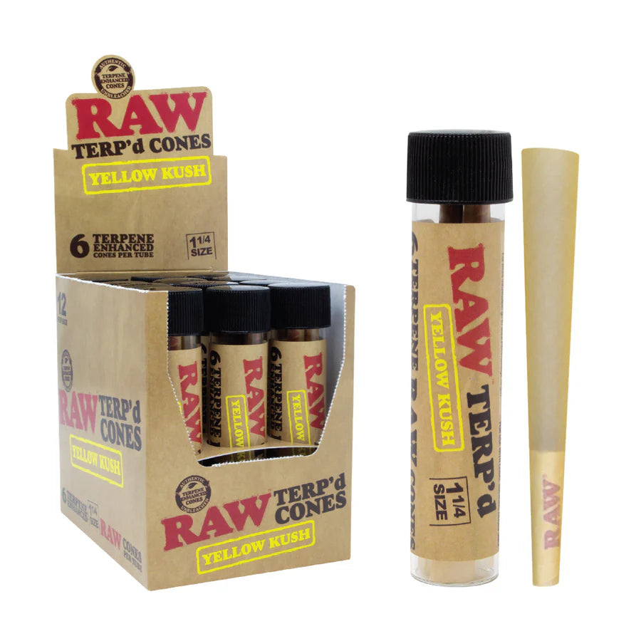 RAW Cones Terpene Dipped King Size 6-pack