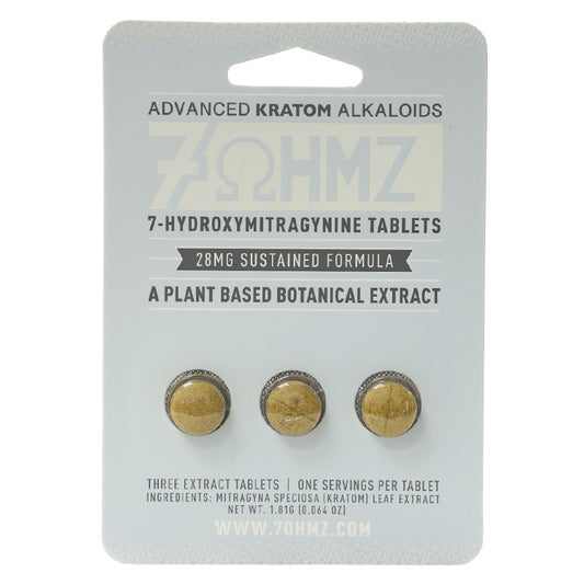 7-OHMZ Tablets & Caplets Tablets Advanced Kratom Alkaloids 28MG 3-pack