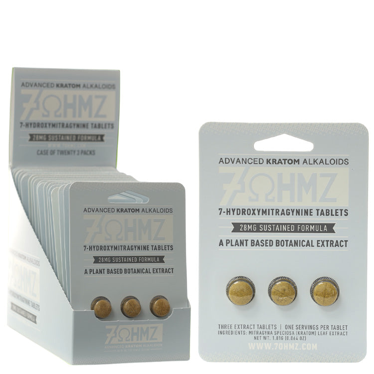 7-OHMZ Tablets & Caplets Tablets Advanced Kratom Alkaloids 28MG 3-pack