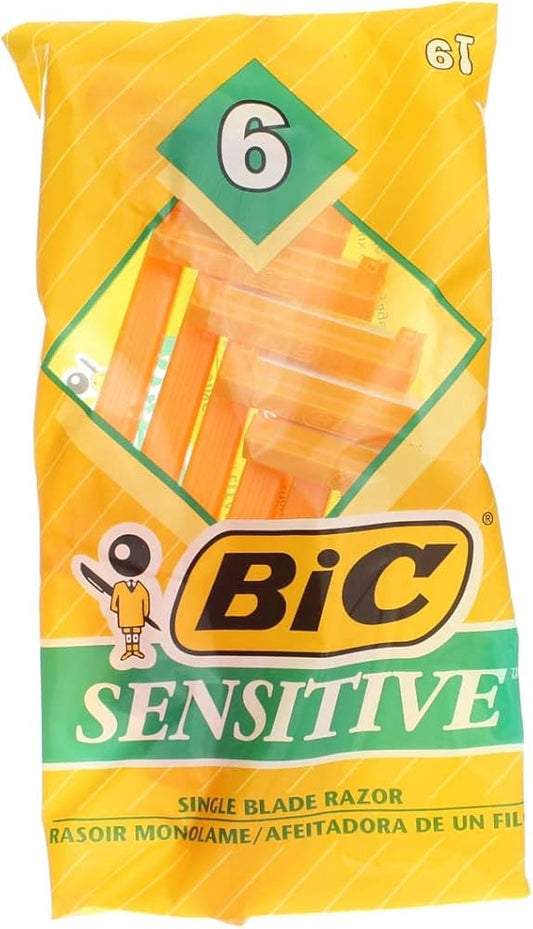 BIC Shaving Care Razor 6 CT SENSITIVE