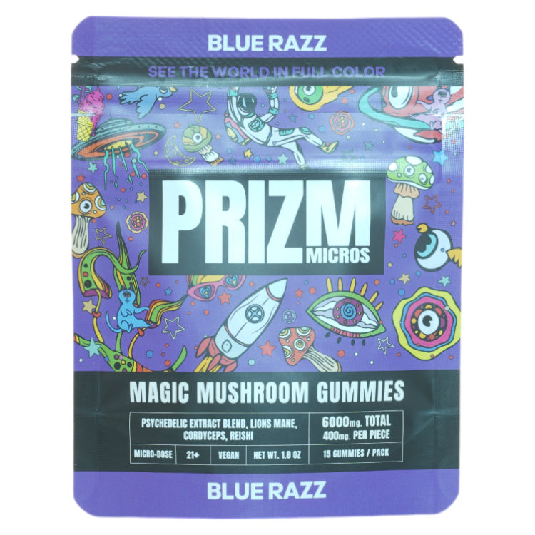 Prizm Micros Mushroom Gummies 15 Gummies per pack 6000mg Total