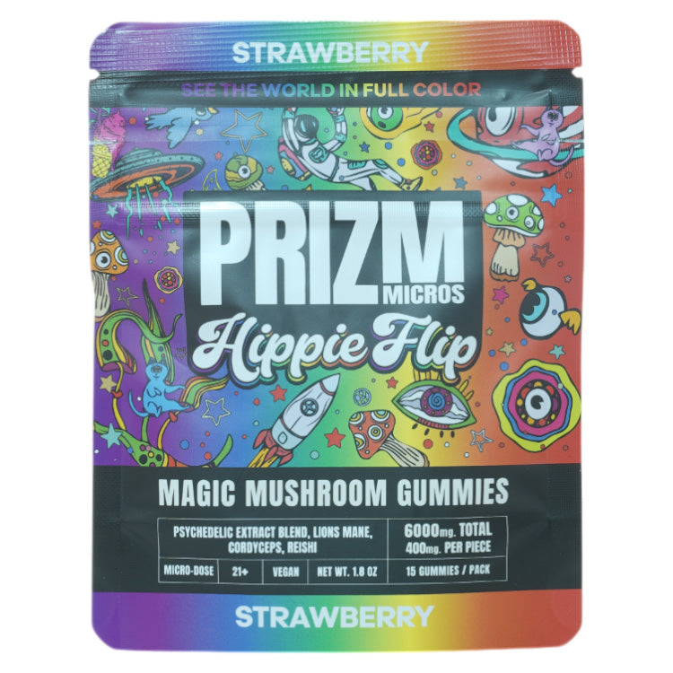 Prizm Micros Mushroom Gummies 15 Gummies per pack 6000mg Total