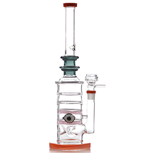Unbranded Glass W.P. Double Disk with Eye 14.0" (7130)