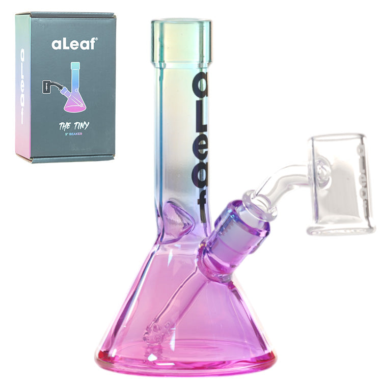 aLeaf Glass Tiny Beaker w/Carrying Case (7145) 5.0"