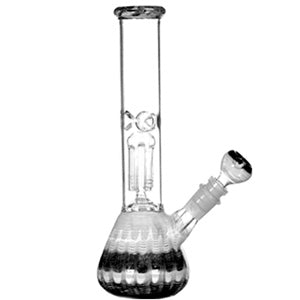 Unbranded Glass Fancy with 4 Arms (8034) 10.0"