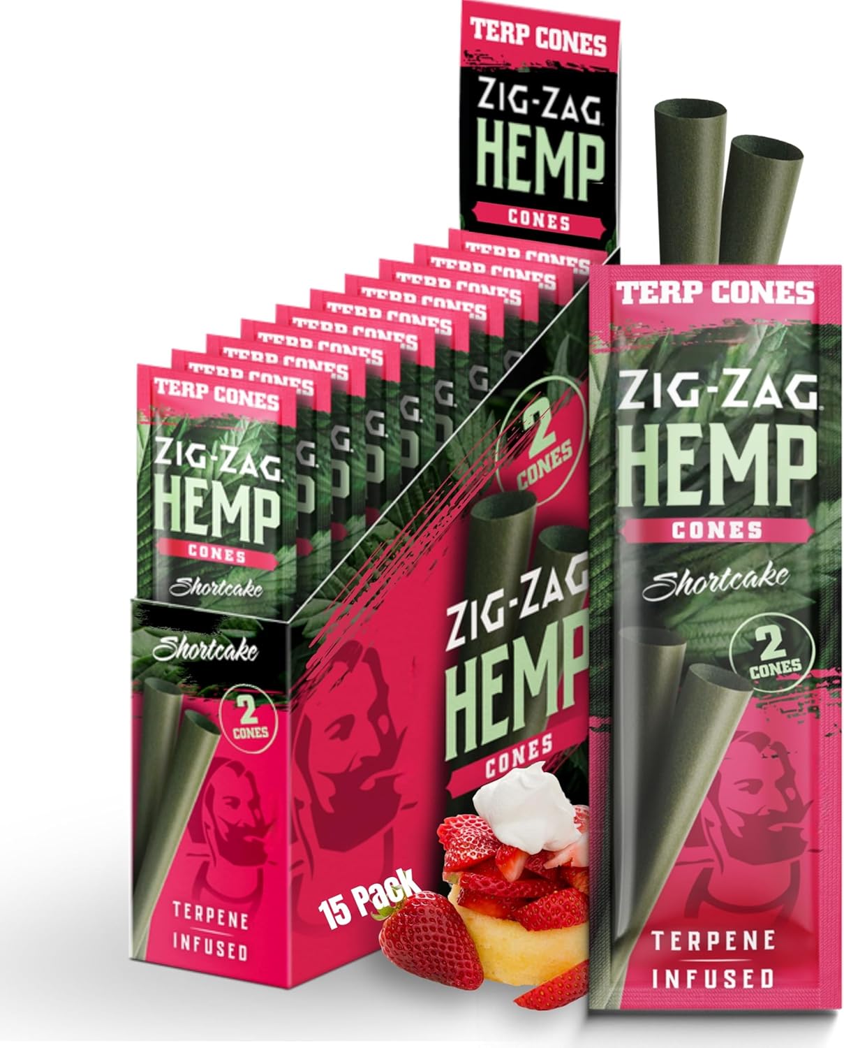 ZIG ZAG Cones Terpene Infused 2-pack