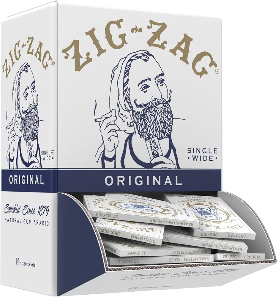 ZIG ZAG Papers White 11/2 Size Promotional Pack 48ct