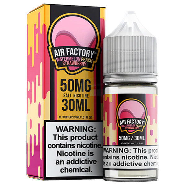 Air Factory LIQSALT 30mL 50mg Watermelon Peach Strawberry