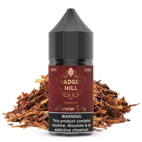Badger Hill LIQSALT 30mL 30mg American Way