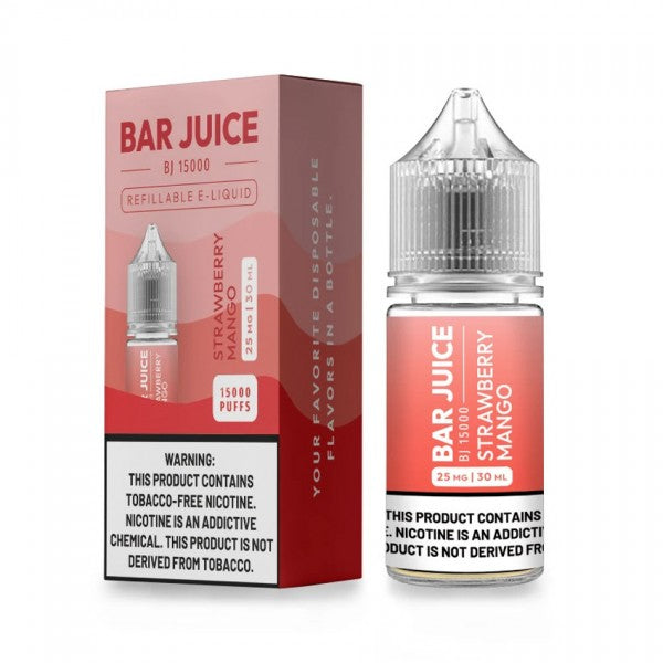 BJ15000 Bar Juice LIQSALT 30mL 25mg Strawberry Mango