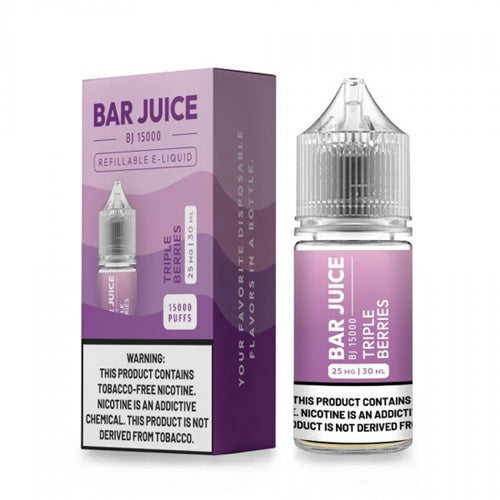 BJ15000 Bar Juice LIQSALT 30mL 25mg Triple Berries