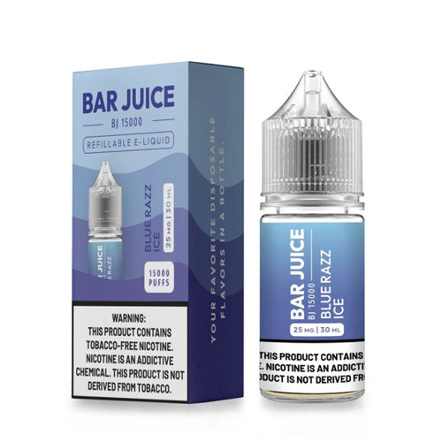 BJ15000 Bar Juice LIQSALT 30mL 25mg Blue Razz Ice