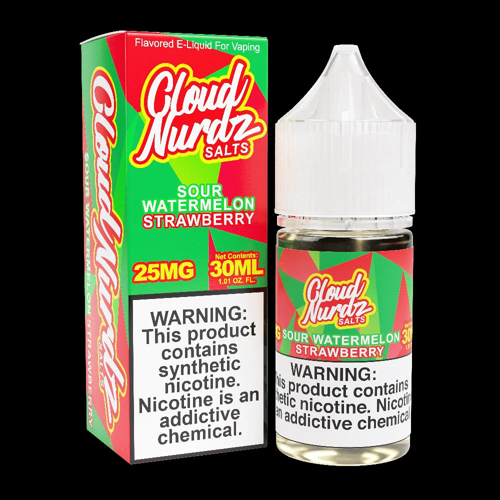 TF-Nic Cloud Nurdz LIQSALT 30mL 50mg Sour Watermelon Strawberry