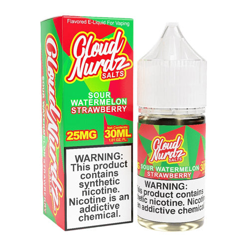 TF-Nic Cloud Nurdz LIQSALT 30mL 50mg Sour Watermelon Strawberry