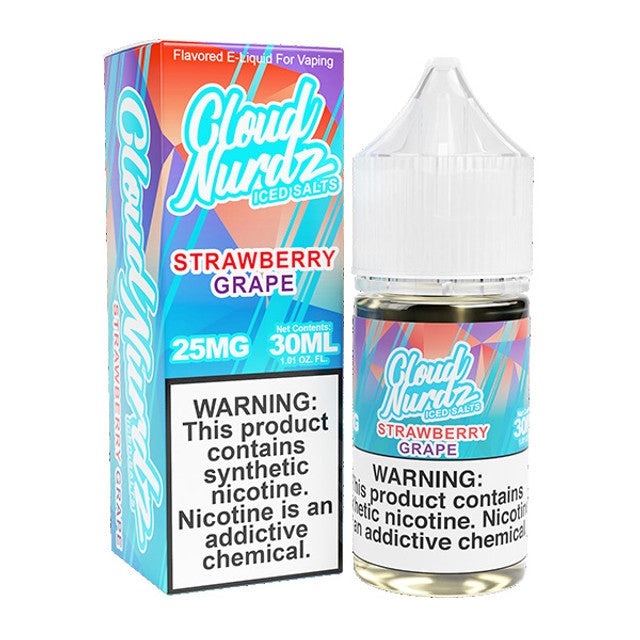 TF-Nic Cloud Nurdz LIQSALT 30mL 25mg Grape Strawberry Iced