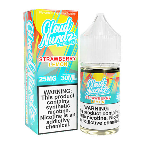 TF-Nic Cloud Nurdz LIQSALT 30mL 25mg Strawberry Lemon Iced