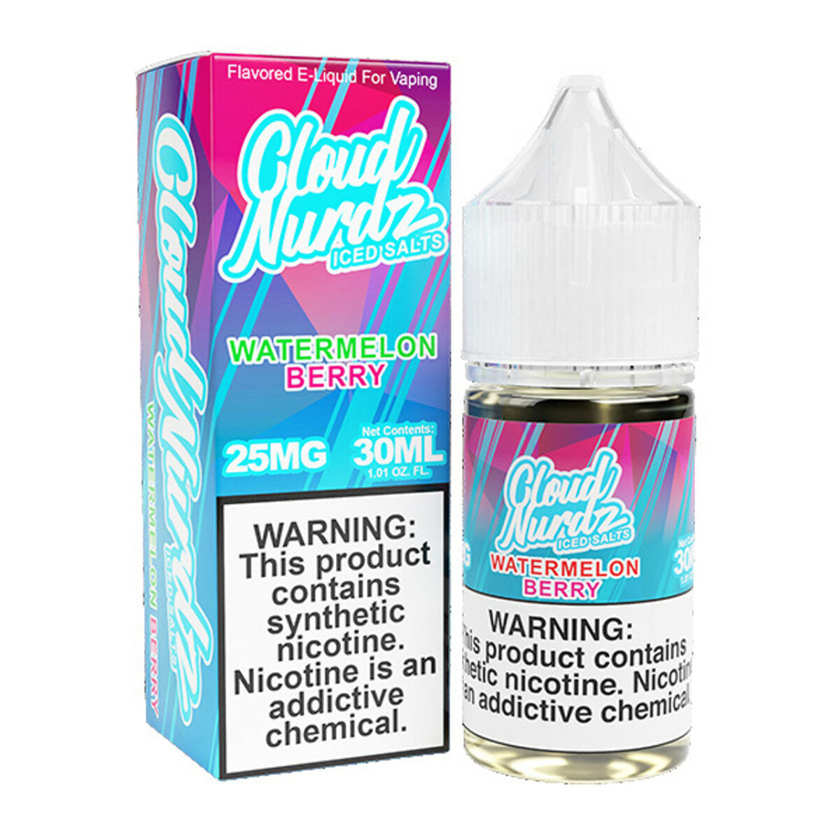 TF-Nic Cloud Nurdz LIQSALT 30mL 25mg Watermelon Berry Iced