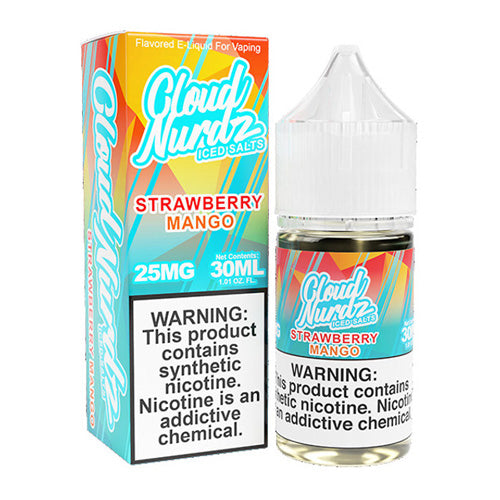 TF-Nic Cloud Nurdz LIQSALT 30mL 25mg Strawberry Mango Iced