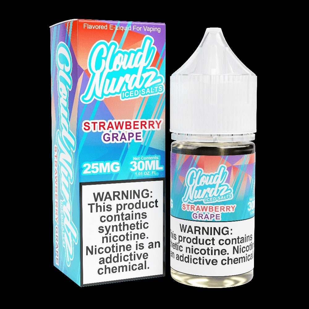 TF-Nic Cloud Nurdz LIQSALT 30mL 50mg Grape Strawberry Iced