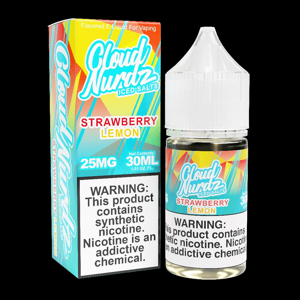 TF-Nic Cloud Nurdz LIQSALT 30mL 50mg Strawberry Lemon Iced