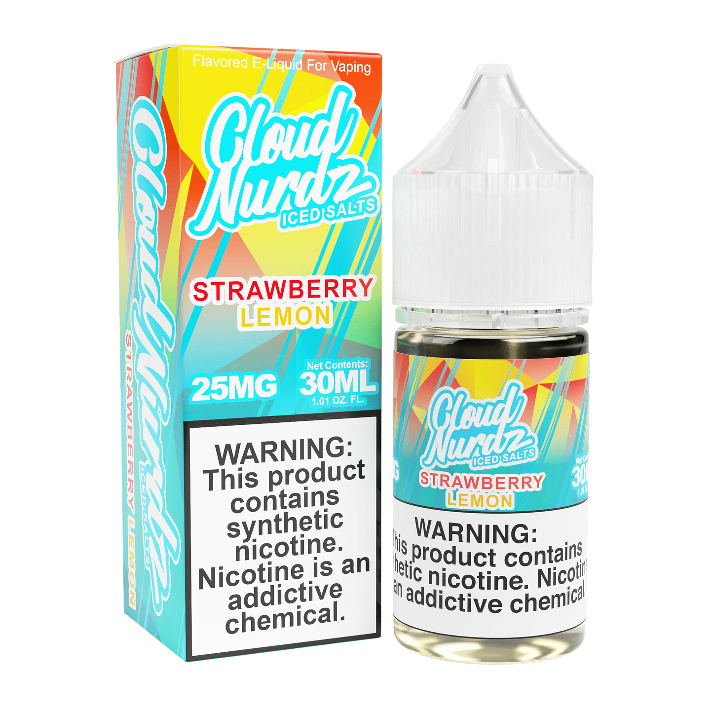 TF-Nic Cloud Nurdz LIQSALT 30mL 50mg Strawberry Lemon Iced