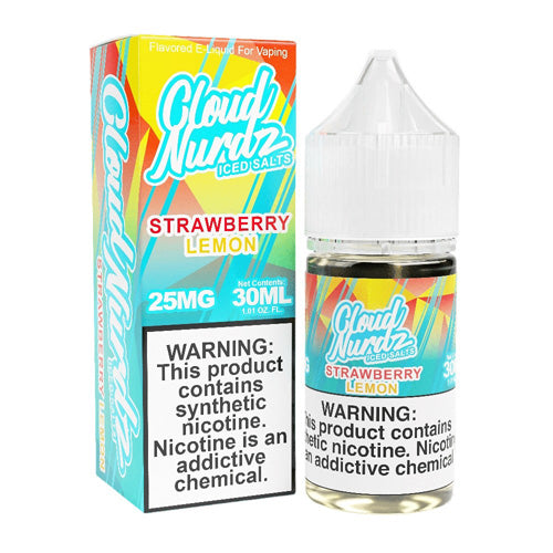 TF-Nic Cloud Nurdz LIQSALT 30mL 50mg Strawberry Lemon Iced