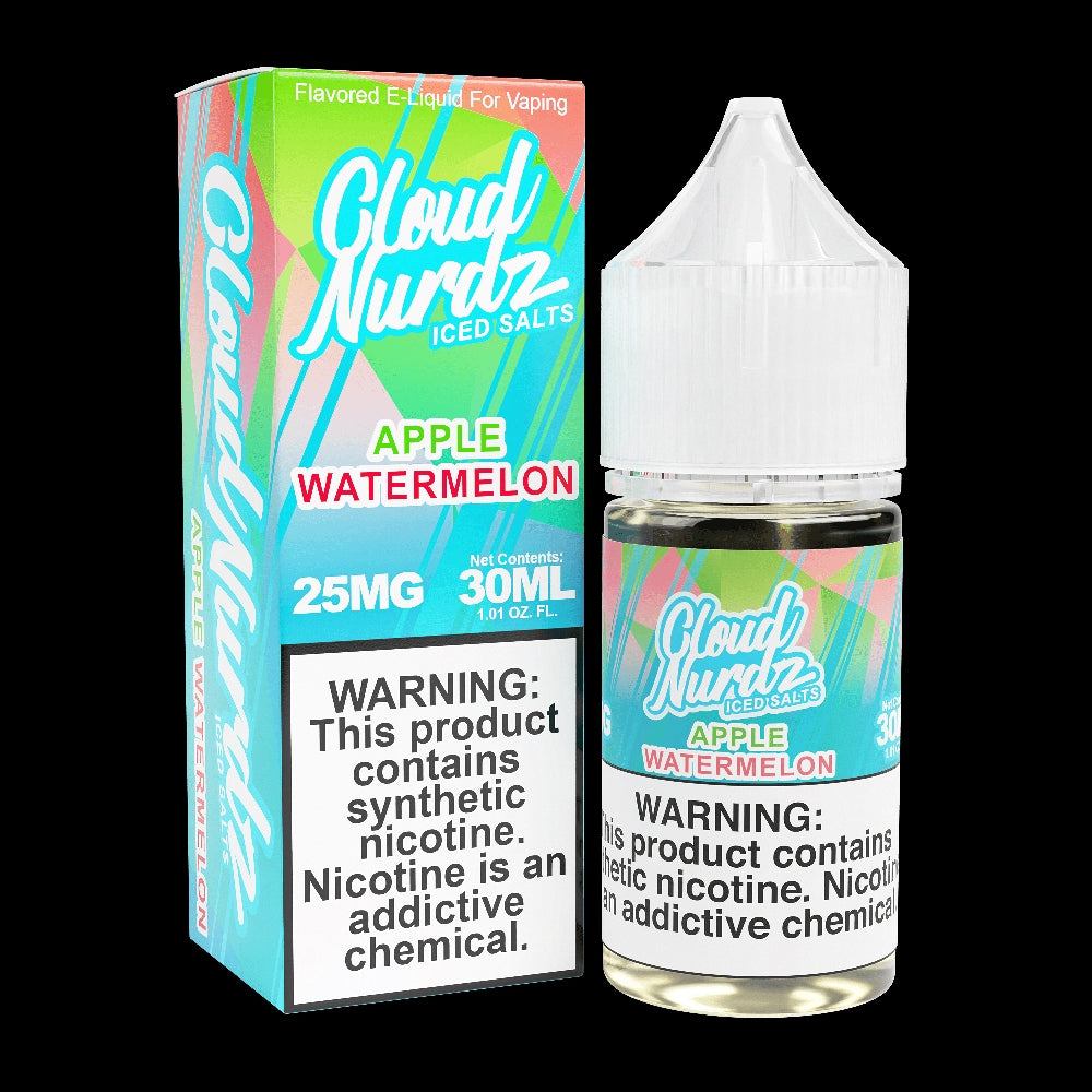 TF-Nic Cloud Nurdz LIQSALT 30mL 50mg Watermelon Apple Iced