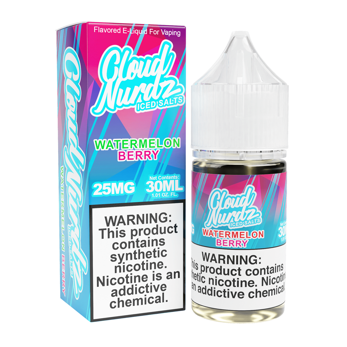 TF-Nic Cloud Nurdz LIQSALT 30mL 50mg Watermelon Berry Iced