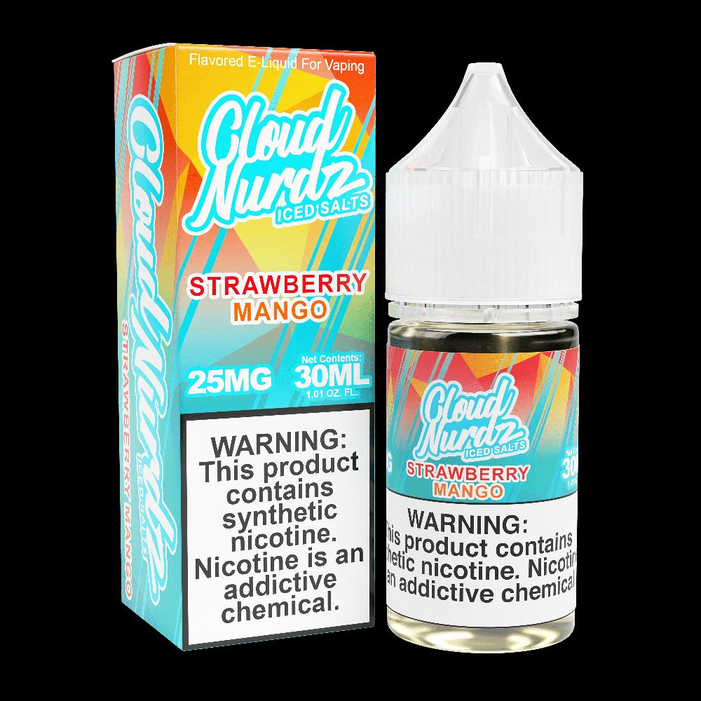 TF-Nic Cloud Nurdz LIQSALT 30mL 50mg Strawberry Mango Iced