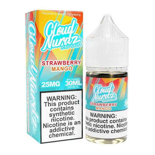 TF-Nic Cloud Nurdz LIQSALT 30mL 50mg Strawberry Mango Iced
