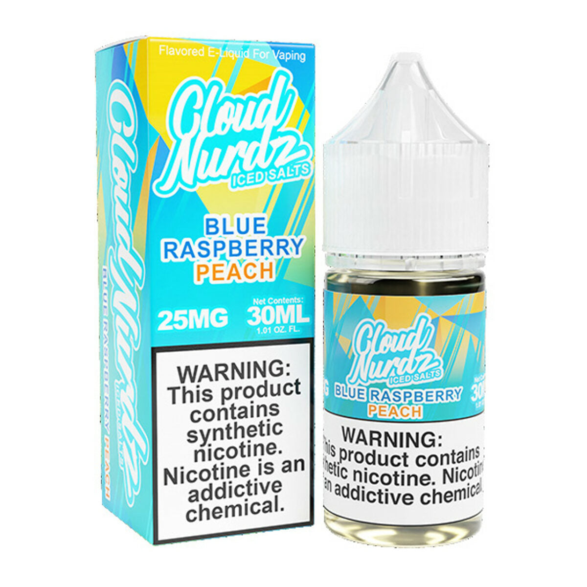 TF-Nic Cloud Nurdz LIQSALT 30mL 25mg Peach Blue Razz Iced