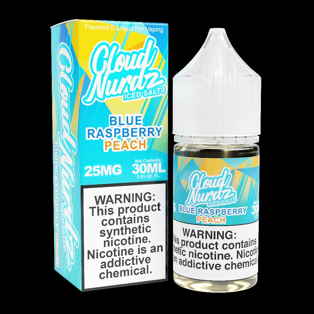 TF-Nic Cloud Nurdz LIQSALT 30mL 50mg Peach Blue Razz Iced