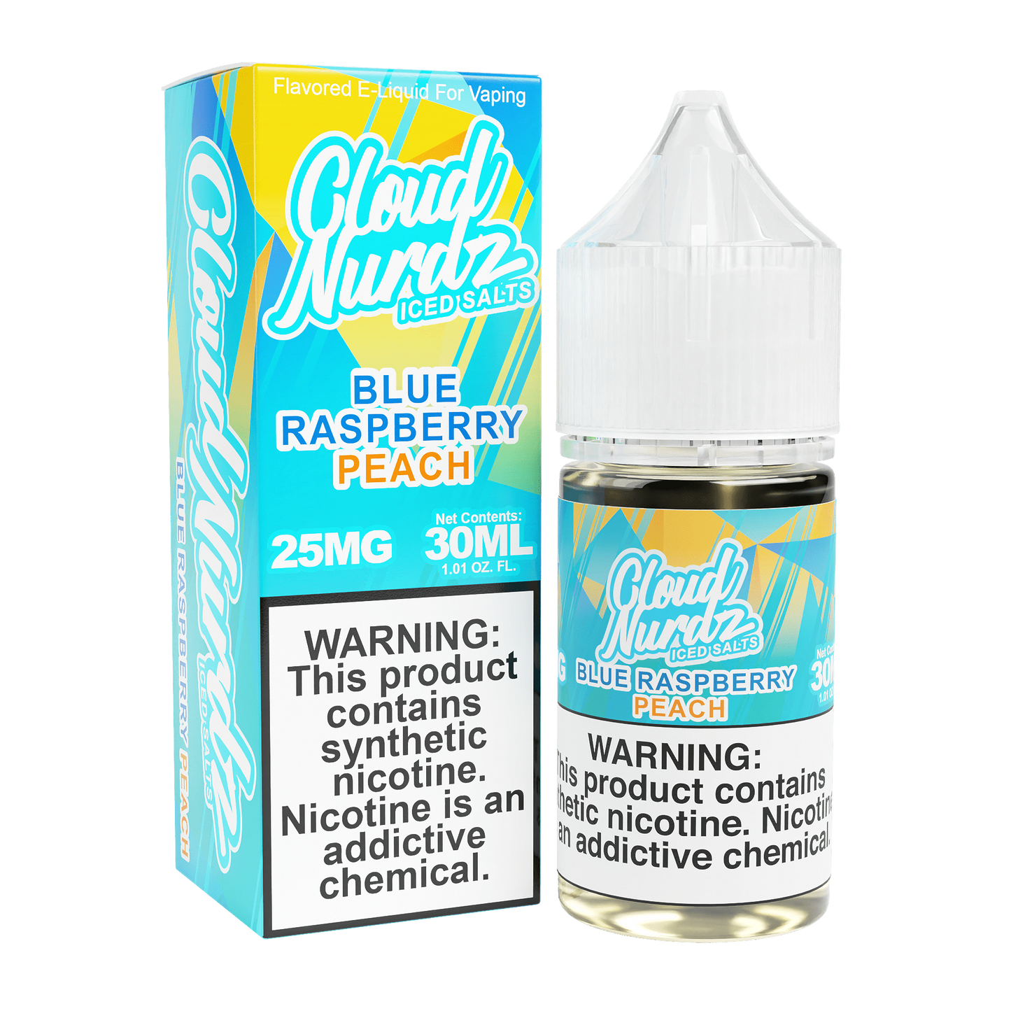 TF-Nic Cloud Nurdz LIQSALT 30mL 50mg Peach Blue Razz Iced
