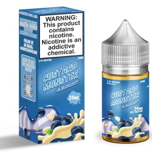 Custard Jam Monster LIQSALT 30mL 48mg Blueberry Custard