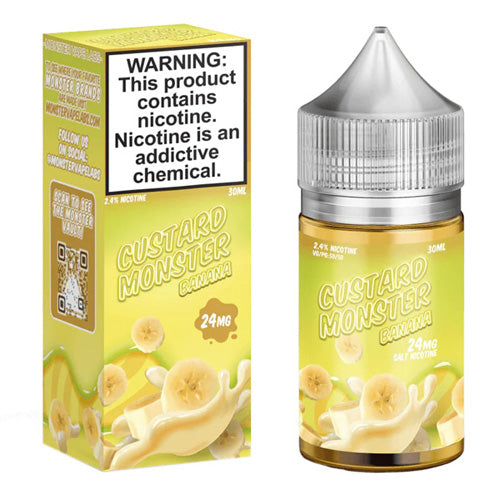Custard Jam Monster LIQSALT 30mL 24mg Banana Custard