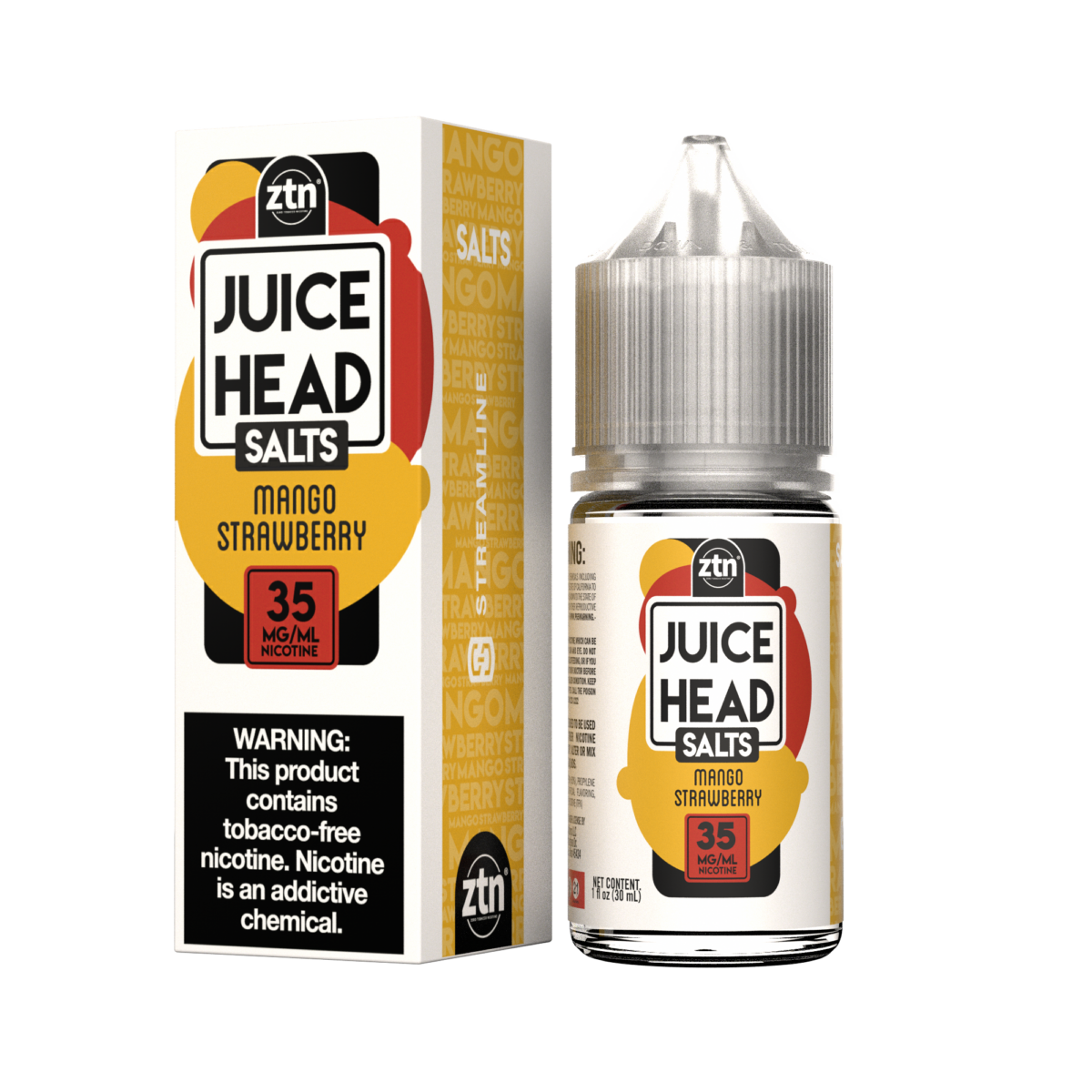 TFN Juice Head LIQSALT 30mL 50mg Mango Strawberry
