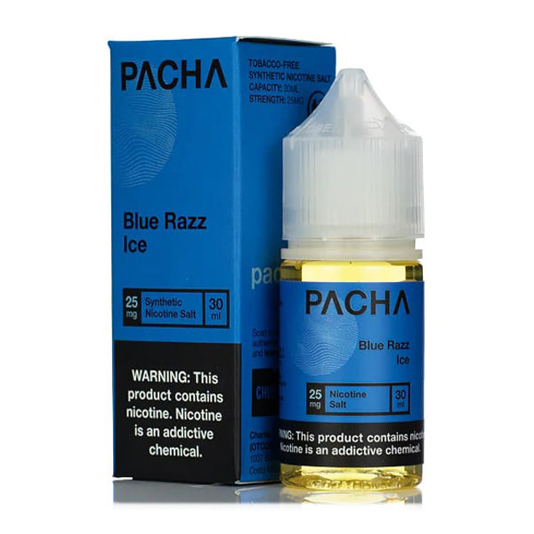 Pachamama LIQSALT 30mL 50mg Blue Razz Ice