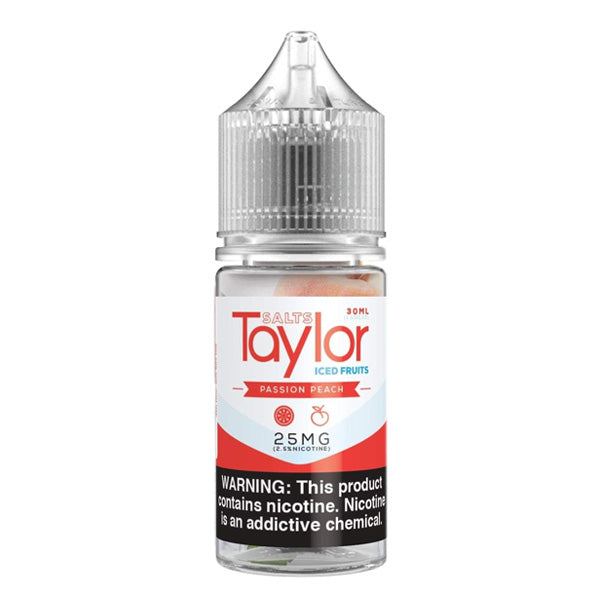 Taylor Flavors LIQSALT 30mL 25mg Passion Peach Iced
