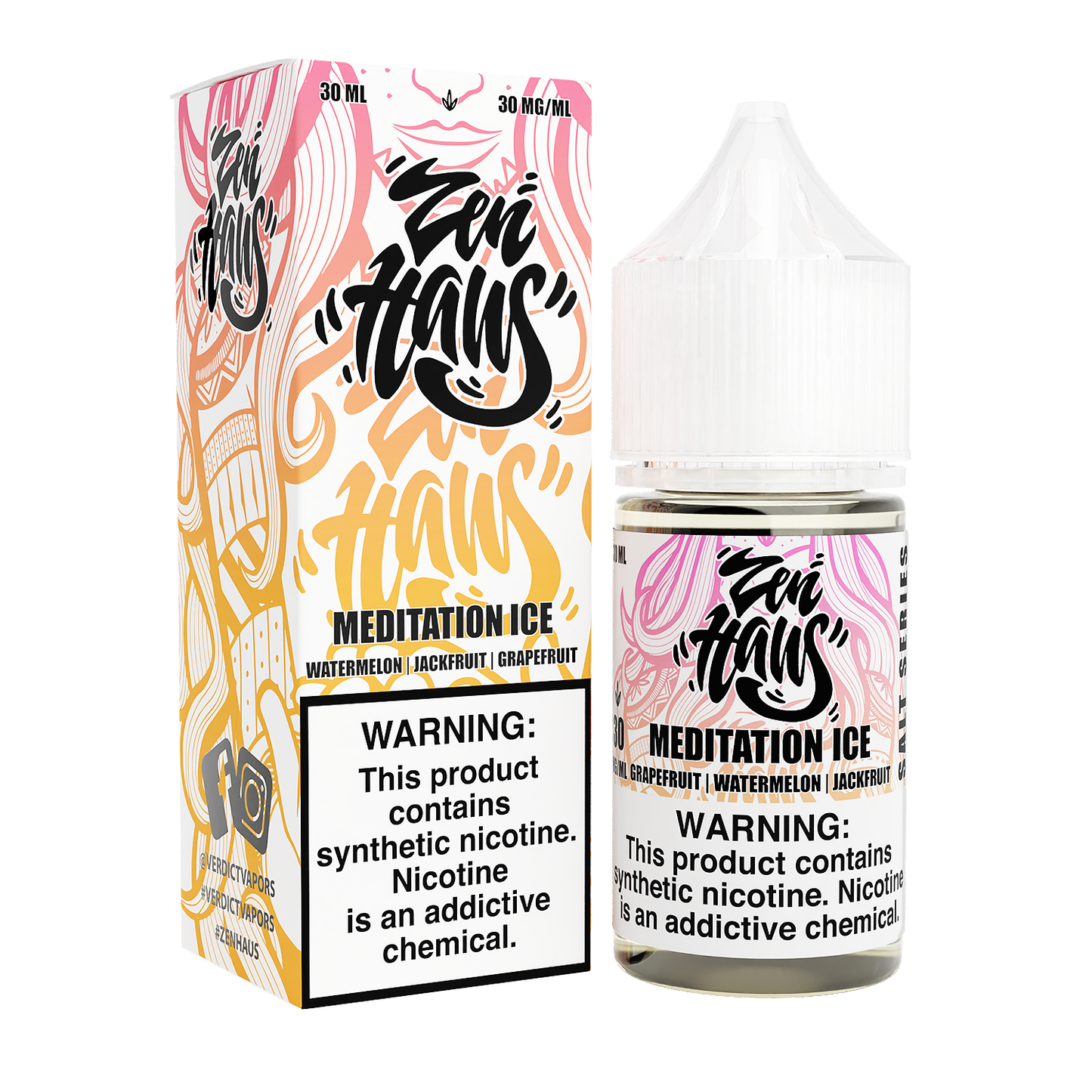 Zen Haus LIQSALT 30mL 30mg Meditation Ice