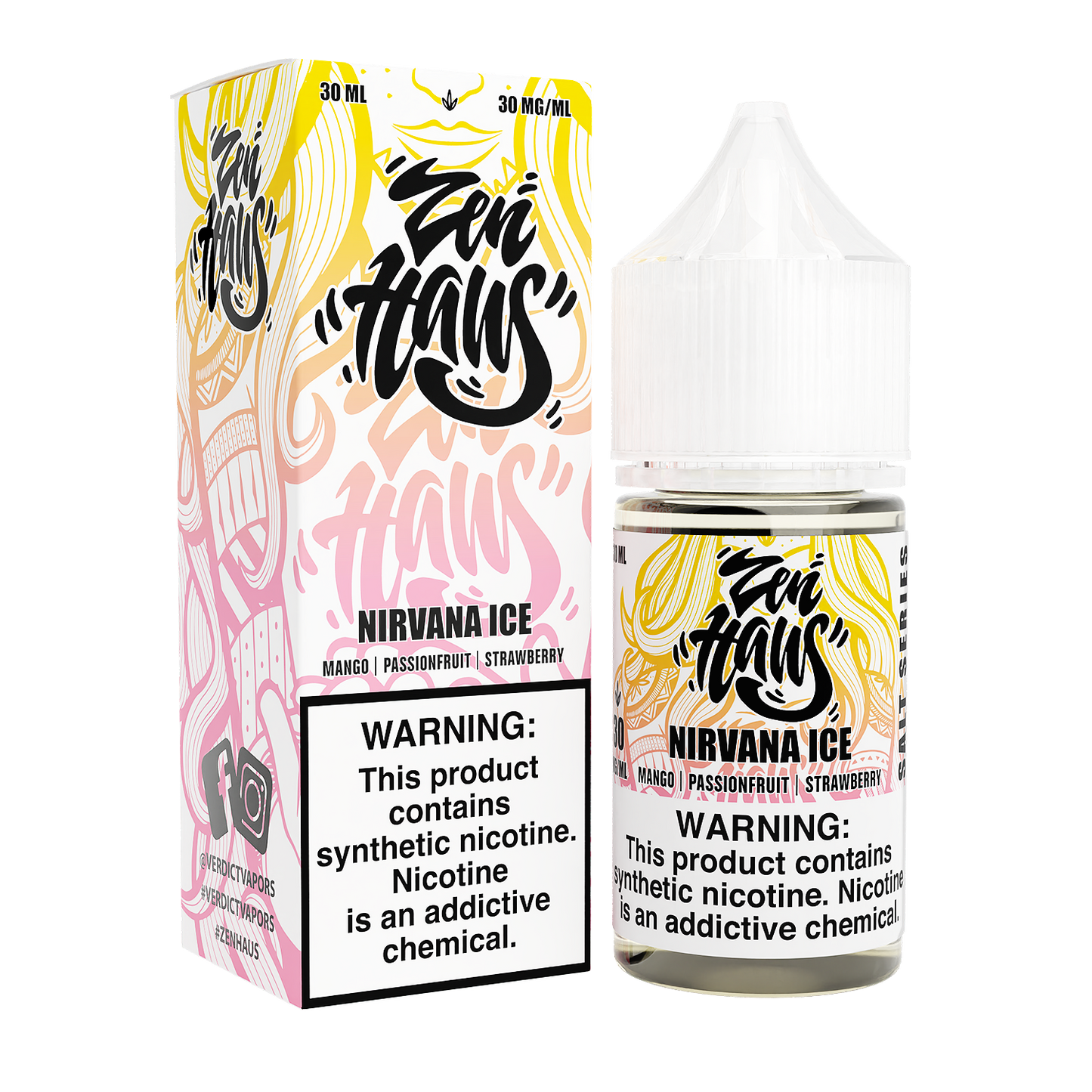 Zen Haus LIQSALT 30mL 30mg Nirvana Ice