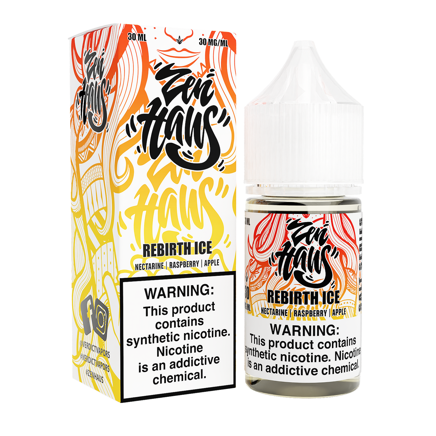 Zen Haus LIQSALT 30mL 30mg Rebirth Ice