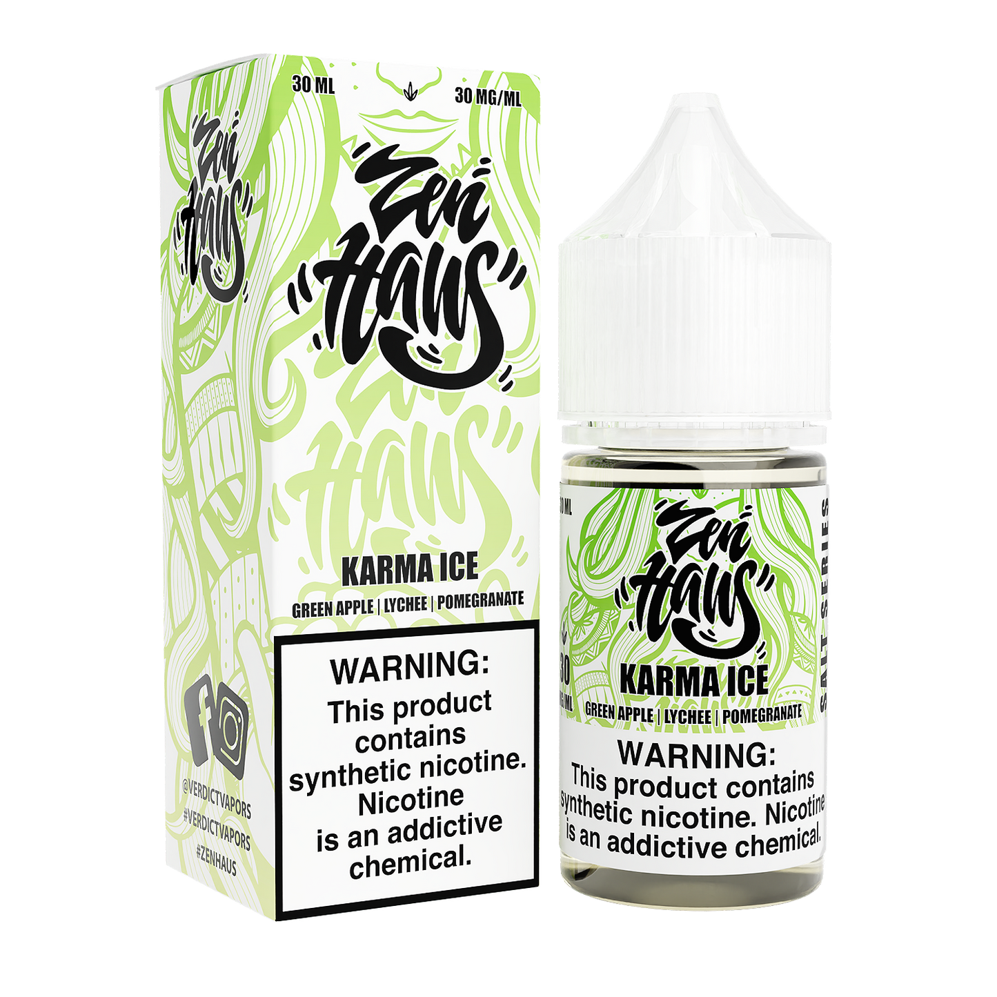Zen Haus LIQSALT 30mL 30mg Karma Ice