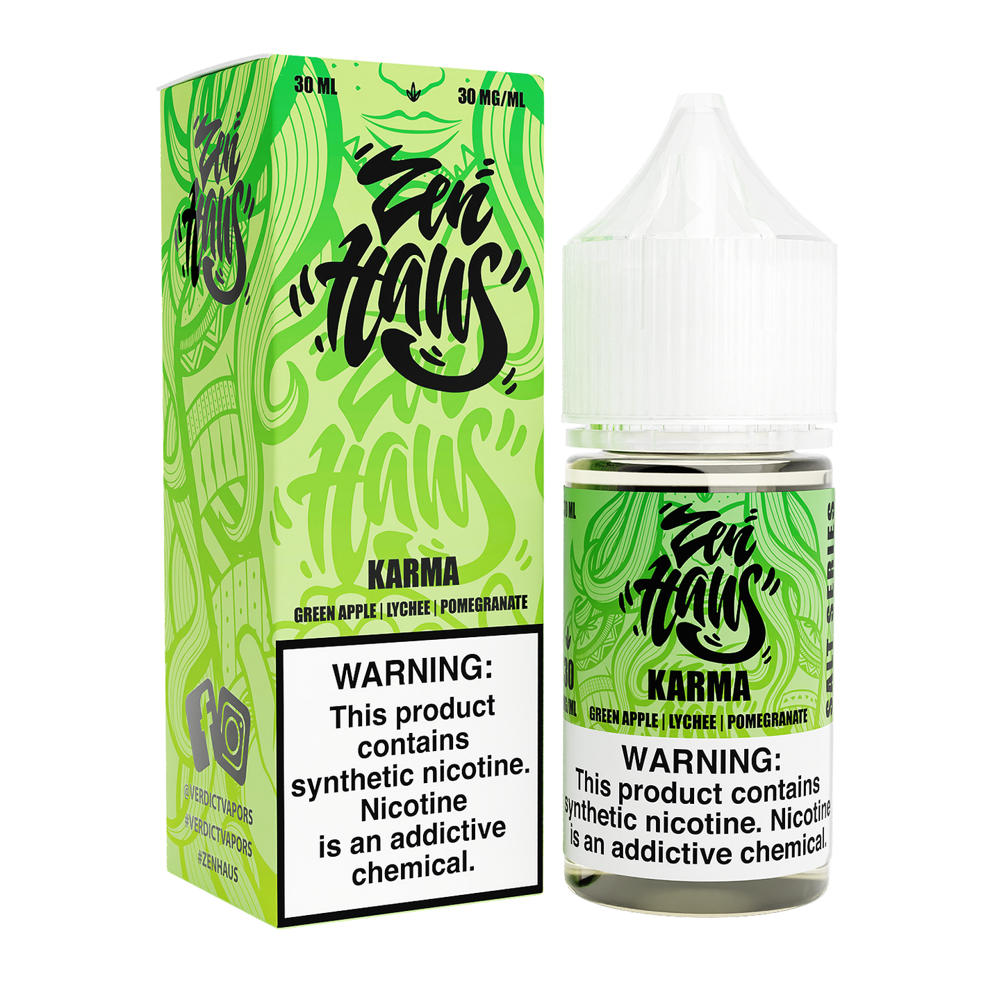 Zen Haus LIQSALT 30mL 30mg Karma