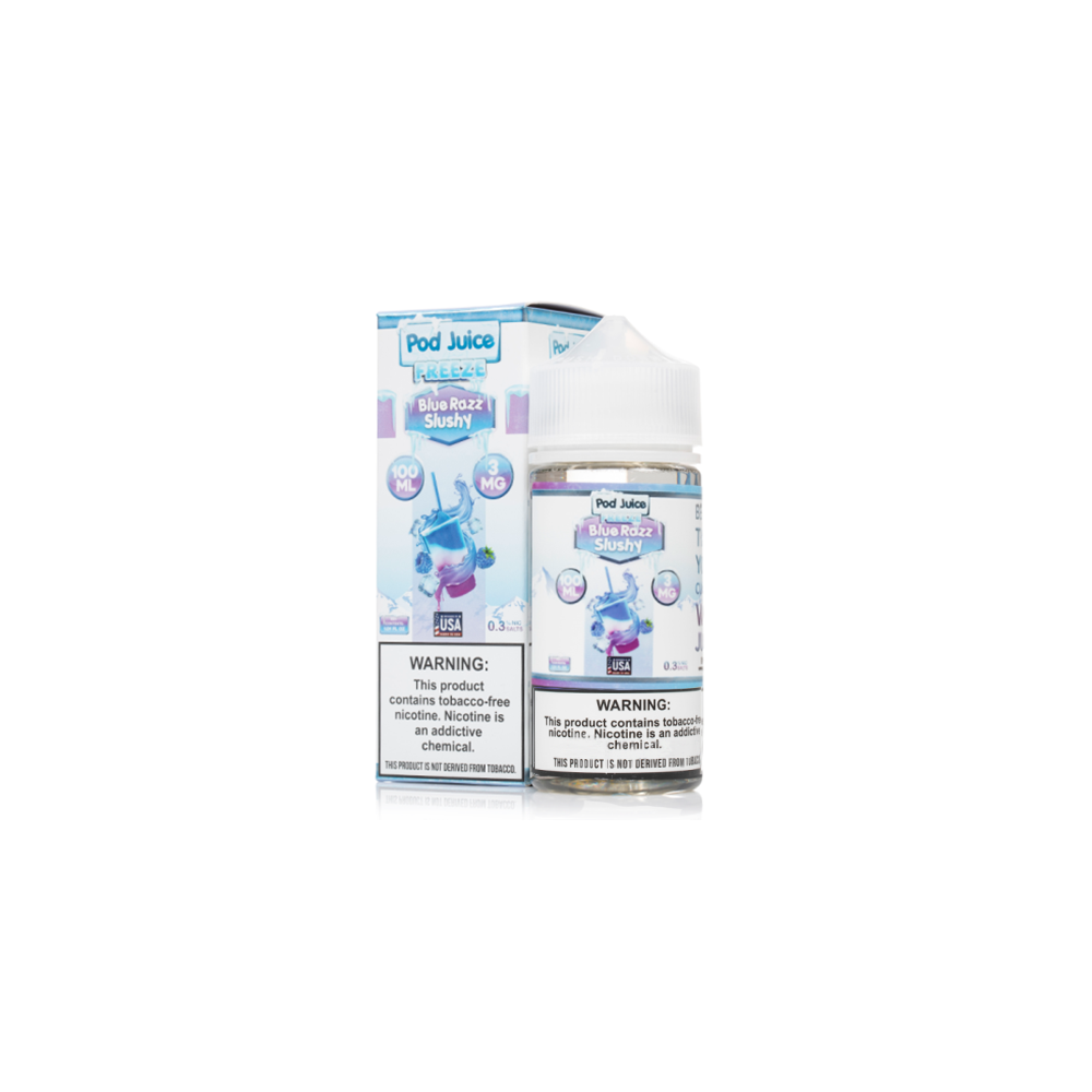 TFN Pod Juice LIQFB 100mL 12mg Blue Razz Slushy Freeze