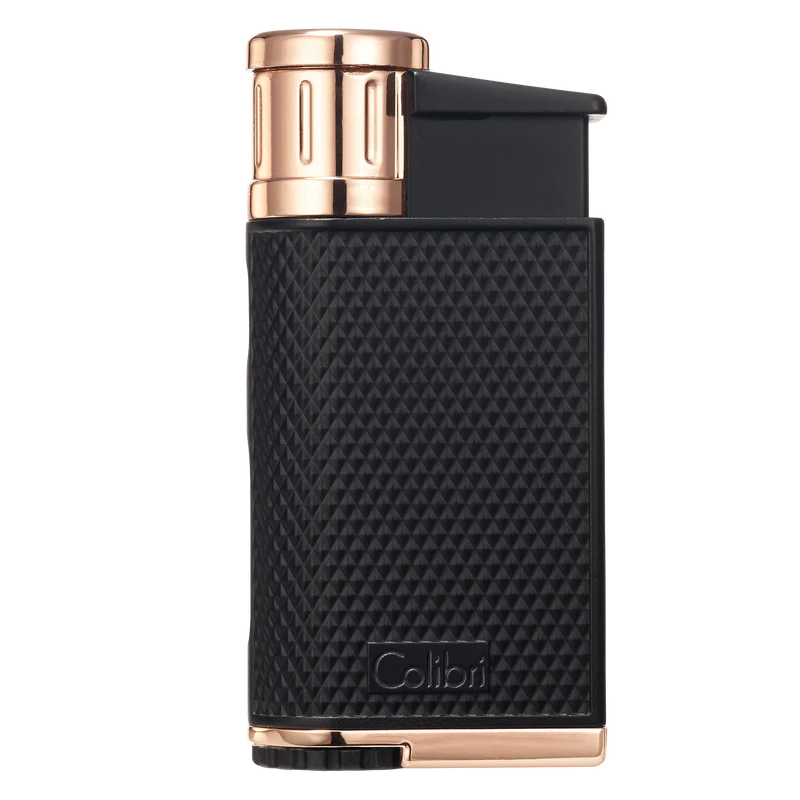 Colibri EVO SINGLE JET LIGHTER BLACK + ROSE