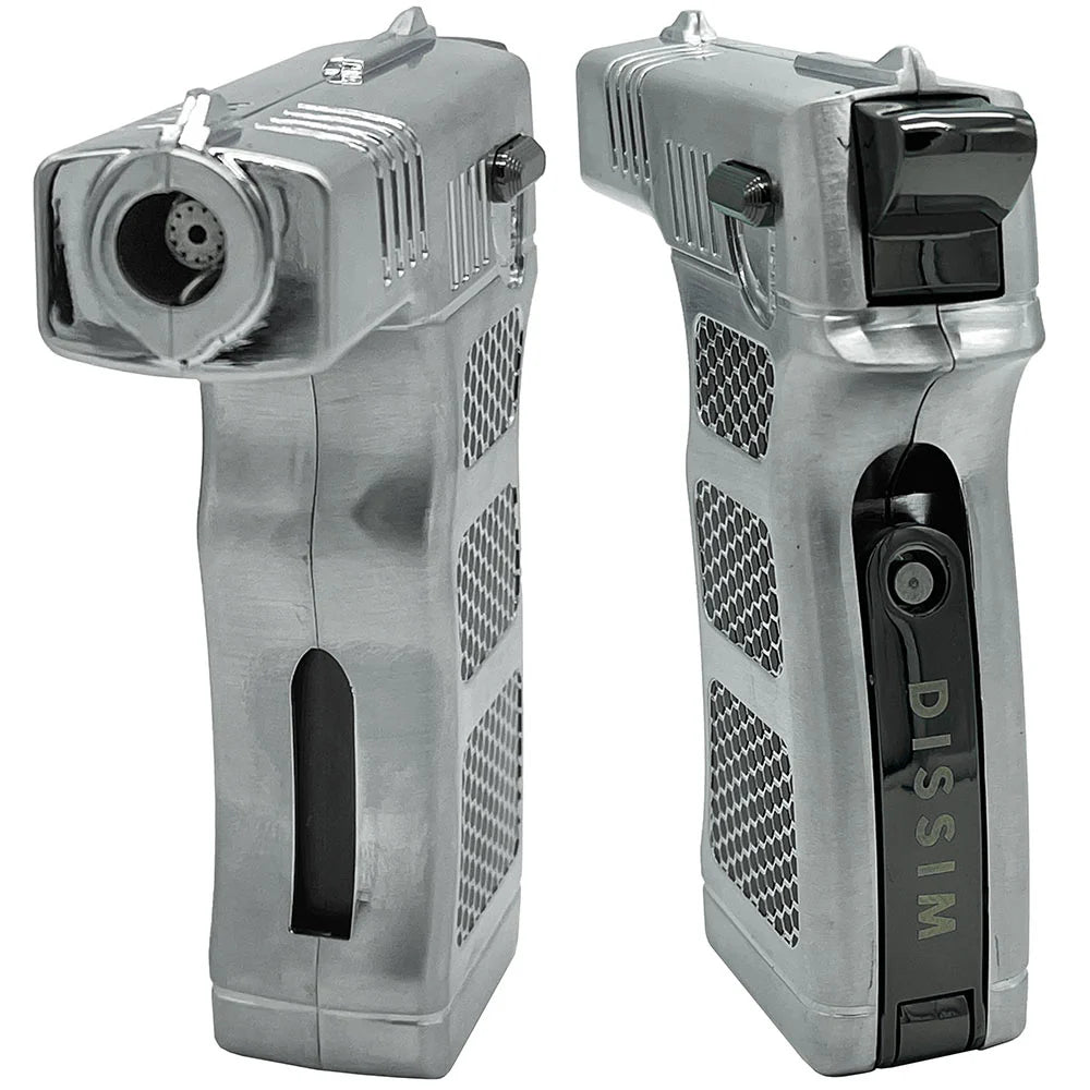 Dissim Lighters HAMMER TORCH SILVER
