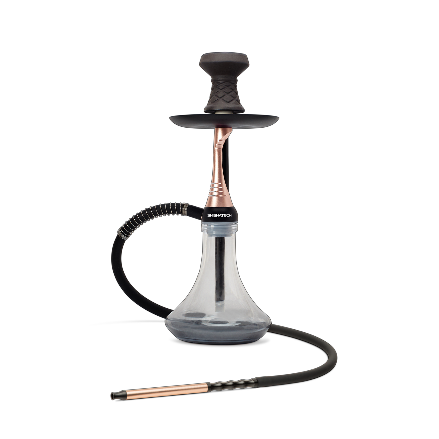 17" Dubai, 1 Hose, ShishaTech Color Box Rose Gold
