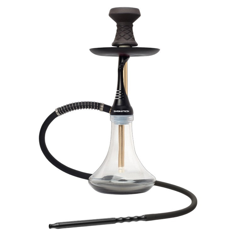 17" Dubai, 1 Hose, ShishaTech Color Box Black