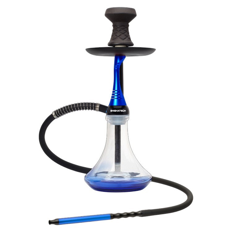17" Dubai, 1 Hose, ShishaTech Color Box Blue
